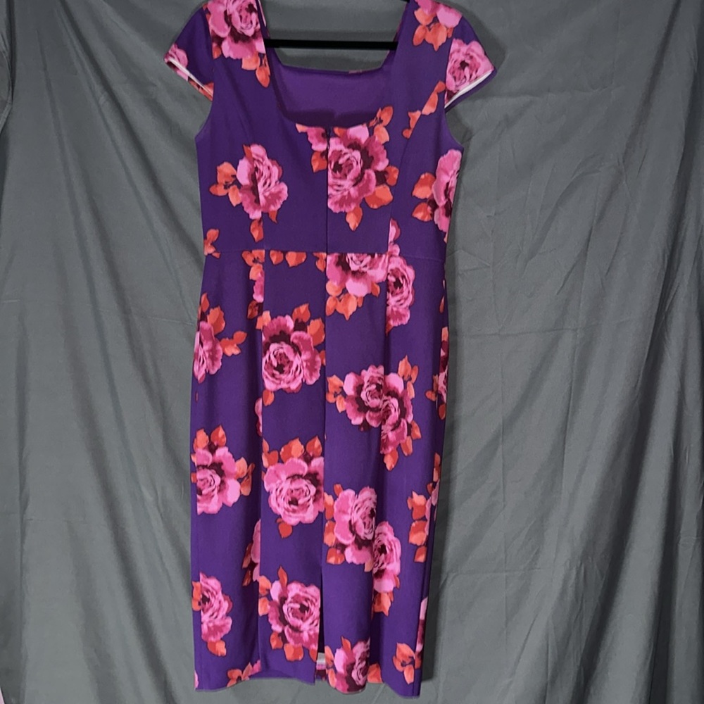 Purple floral dress - Picture 7 of 11